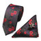 Men Business Formal Necktie Wedding Jacquard Flowers Bow Tie  - 3