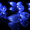 20-LED Moroccan String Bulb Fairy Lights Xmas Wedding Decor Novelty Garlands  - Blue