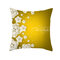 Golden Jingle Merry Christmas Linen Throw Pillow Case Home Sofa Christmas Decor Cushion Cover  - #3