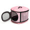 Small Pet Dog Cat Puppy Kitten Carrier Portable Cage Crate Transporter 3 Colors Choices - Pink
