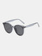 Unisex PC Cat-eye Large Frame PC Lens Anti-UV Radiation Protection Sunglasses - #03