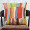 Colorful Scrawl Pattern Cotton Linen Square Cushion Cover Throw Pillow Case Sofa Home Decor - B