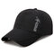 Men's Summer Breathable Mesh Hat Quick Dry Cap Outdoor Sports Baseball Cap - Black