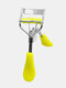 Stainless Steel And Plastic Wide-angle Comb Eyelash Curler Natural Eyelash Curl Auxiliary Tool - Yellow