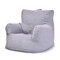 Fauler Sofa-Sitzsack-Einzelzimmer-Sofa-Stuhl-Wohnzimmer-moderner einfacher fauler Stuhl - Grau