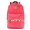National Women Floral Print Canvas Backpack - Pink