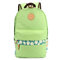 National Women Floral Print Canvas Backpack - Green