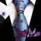 Men Polyester Silk Precision Textile Business Wedding Party Tie Pocket Towel Cufflinks Suit  - #1