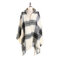 Women Winter Warm Tartan Cashmere Scarf New Designer Plaid Hood Hat Scarf Shawls Scarves Wraps - #03