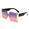 Anti-UV Square Retro Driving Glasses Fashion Big Box Personality Sunglasses - #01
