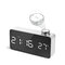 Digital LED Mirror Alarm Clock 12H / 24H Display Luminanza regolabile Funzione Snooze - Luce bianca