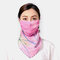Summer Ear-mounted Printing Masks Neck Protection Sunscreen Scarf Shawl - Rose