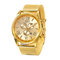 Business Quartz Wristwatch Calendar Round Dial Roman Numerals Stainless Steel Strap Watches for Men - #1