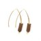 Fashion Style Magnetic Ear Drop V Shape Arrow Earrings Alloy Ear Hook For Women - 04