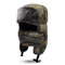 Mens Camouflage Winter Warm Lei Feng Hat Cotton Fleece Thick Windproof Cycling Skiing Face Mask Cap - Green