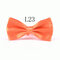 Men's Solid Color 24 Color Bow Tie Dress Tie Business Bow Tie Wedding Bow Tie - 23