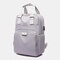 Women 15.6 Inch USB Charging Waterproof Multifunction Laptop Bag Backpack - Grey