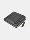 Men PU Leather Multifunction RFID Vintage Multi-card Slots Wallet - Black