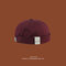 Men & Women Hong Kong Style Hip Hop Melon Hat Without Eaves Hat Dome Fashion Wild Street Men And Women Retro Yuppie Hat - Wine Red