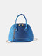 Women Ombre Chain Shell Bag Crossbody Bag Satchel Bag - Blue