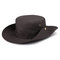 Mens Womens Silk Visor Bucket Hat Fisherman Hat Adjustable Chin Strap Foldable Hats - Coffee
