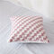 Pink Hand Knitting Pattern Linen Pillow Case Home Fabric Sofa Mediterranean Cushion Cover - #9