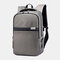 Men Oxford USB Charging Waterproof Multifunction Large Capacity 15.6 Inch Laptop Bag Backpack - Coffee