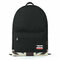 Women Candy Color College Style Canvas Backpack - Black