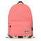 Women Candy Color College Style Canvas Backpack - Pink