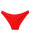 Cotton Low Rise Hip Lifting Soft Breathable Panties - Red