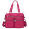 Nylon Large Capacity Lightweight Multi-pocket Crossbody Bag Handbag For Women - Purple 1