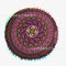 Mandala floral boêmia com gradiente redondo capa de almofada de assento para quarto doméstico e decoração com arte - #6
