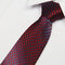 Mens Arrow Type Business Jacquard Dot Pattern Silk Ties - #7
