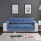 Blue Flower Pattern Anti-scratch Pet Sofa Furniture Protector Mat Waterproof Dog Cat Sofa Mat - #3