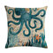 Octopus Turtle 45*45cm Cushion Cover Linen Throw Pillow Home Decoration Decorative Pillowcase - #5