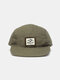 قبعة بيسبول للرجال مصنوعة من القطن قديم الطراز غير رسمي بحافة مسطحة - أخضر