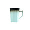Керамическая чашка для скраба с крышкой, ложка, офисная кружка большой емкости, чашка для пары, подарок - 2