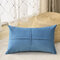 Solid Color Velvet Cushion Waist Pillowcase Nordic Home Long Waist Pillowcase - Blue