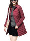 Solid Color Slim Long Fashion Casual Jacket - Wine Red