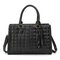 Women Casual Ling Soft Leather Handbag - Black