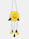 Sunflower Bat Shape Wind Chimes Indoor Outdoor Hanging Ornament Sun Catcher Home Decor Festival Birthday Gift - Sunflower