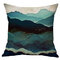 Modern Abstract Landscape Linen Cushion Cover Home Sofa Throw Hills Pillowcases Home Decor - #6
