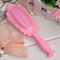 Portable Massage Hair Comb Antique Rose Anti-Static Comb Hair Salon Styling Tool Hair Care - Pink