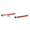 New Folding 360 Rotating Reading Glasses Unisex Pen Type Optical Glasses Eye Health Care - Brown
