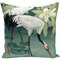 Retro Painting Flamingo Swan Fairy  Pillowcase Home Fabric Sofa Cushion Cover - #2