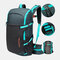 Men 30L Polyester Waterproof Light Weight Large Capacity Sport Hiking Travel Backpack - Blue