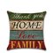 Vintage Hand Painted Motto Pattern Linen Cushion Cover Home Sofa Living Room Art Decor Pillowcases - #1