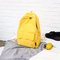Women Canvas Large-Capacity  Multi-Functional  Backpack - Yellow