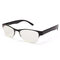 Mens Womens Half-rimmed Blu-ray-proof Glasses Protect Eyes Durable Reading Glasses - #1