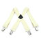 5cm*125cm Plus Size Clip-on Suspenders Four Clips  Adjustable Braces  Oversize Braces  - Beige
